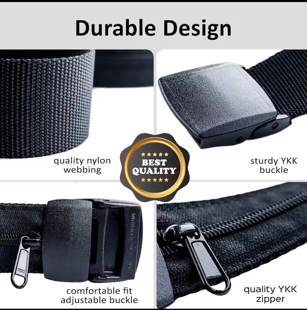 Travel Cash Anti Theft Belt